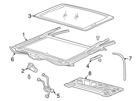 yukon sunroof metal bracket|Gmc Yukon XL Bracket. Sunroof. Motor. Sun MDL. Mount.